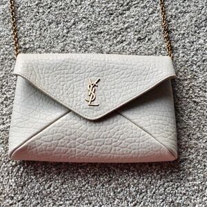 YSL Small Cassandre Chain Pouch Shoulder Bag